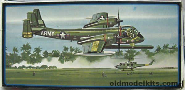 AMT-Hasegawa 1/72 Grumman OV-1B Mohawk, A-643-130 plastic model kit